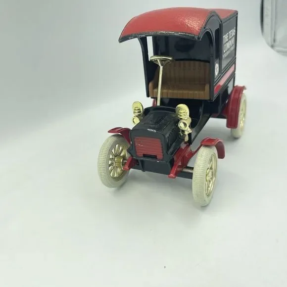 Vintage Texaco #1 Ertl 1905 Ford Model T Van Truck Bank The Texas Company - Picture 15 of 16